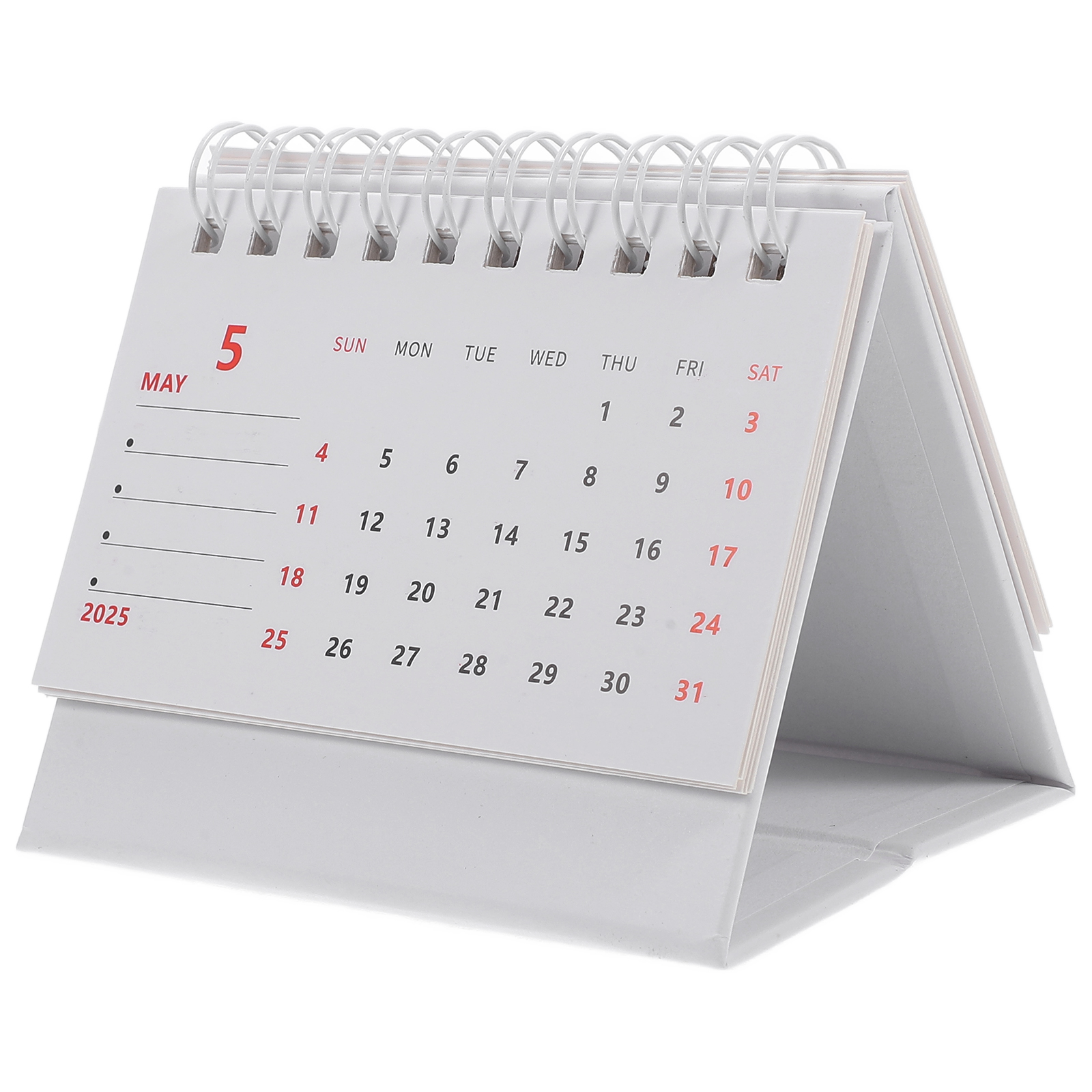 Mini-Tischkalender 2025, kleiner Standplaner, Notiz, täglicher Gebrauch, Monatsplan, Heimbürobedarf, Druckprodukte, dekorativ