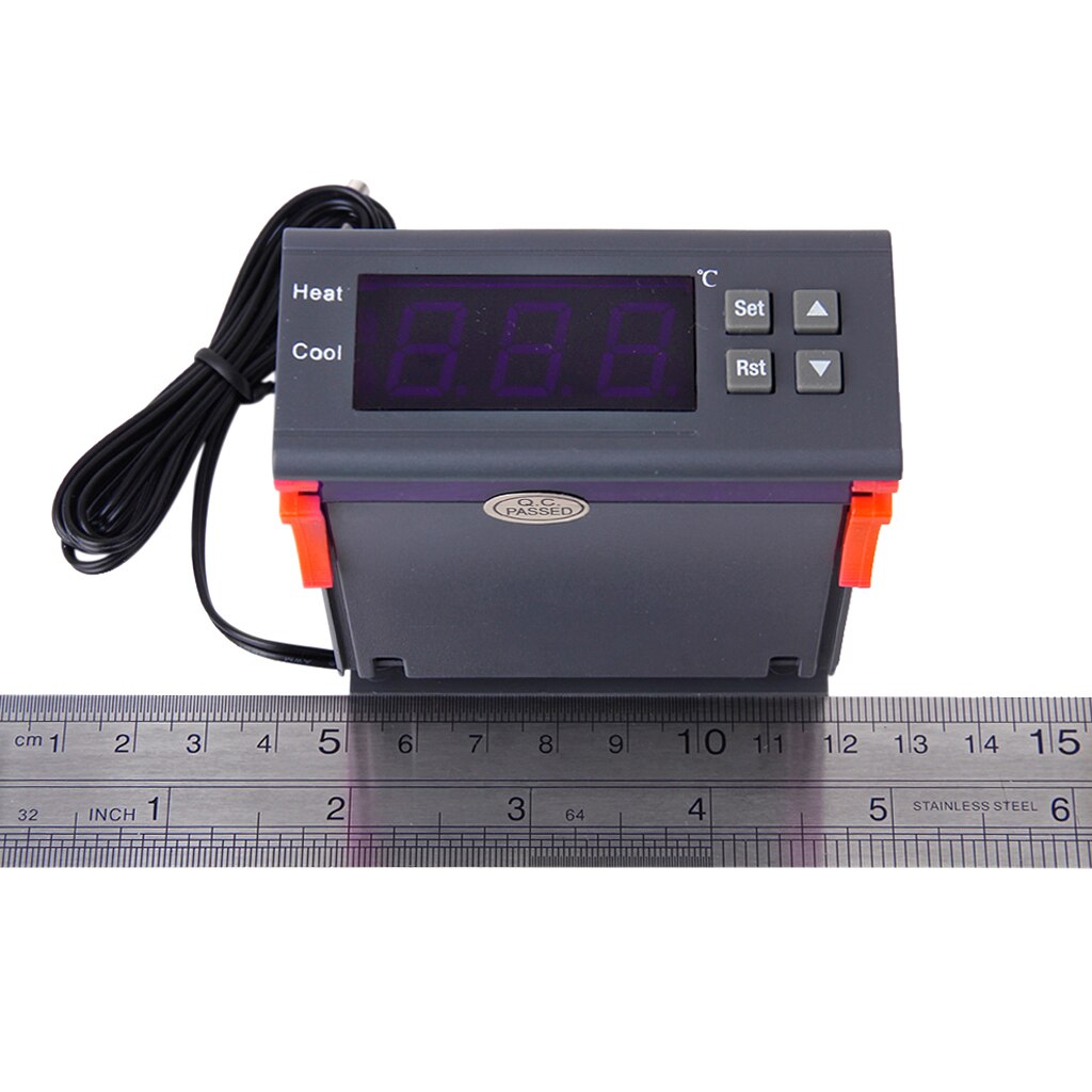 12V Digital LED Temperatur Regler Thermostat + Sensor MH1210A-40 zu 120deg
