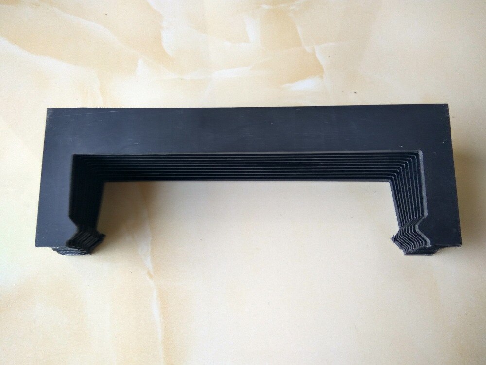 Akkordeon schutz faltenbalg für cnc HG20 schienen, Breite226mm x Höhe50mm x Lmax800mm