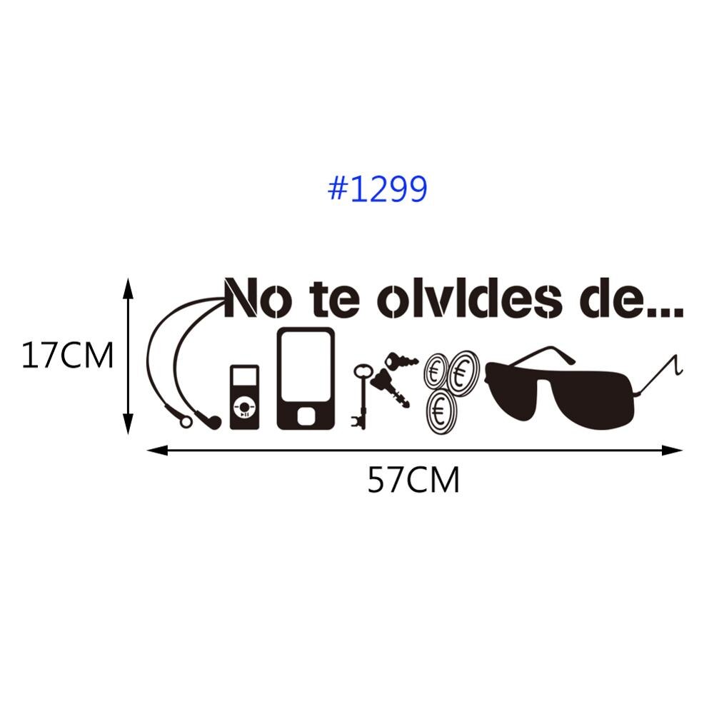 Spanish Motivational Quote Phrase Wall Saying Sticker Art Wall Decor Words Decals Living Room Removable Home Decor Poster: 1299