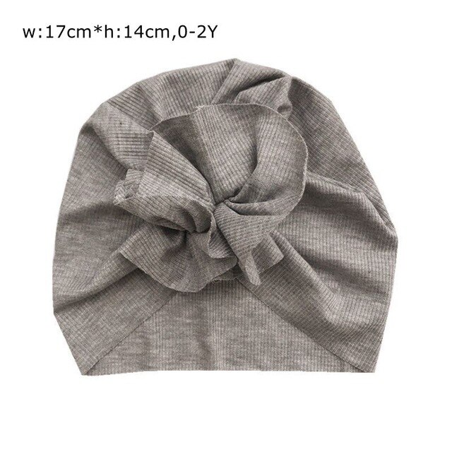Turbante superelástico para bebé, sombrero fino para niña recién nacida, gorros con lazo de flores para niño pequeño, gorros para bebé , novedad para verano: 15