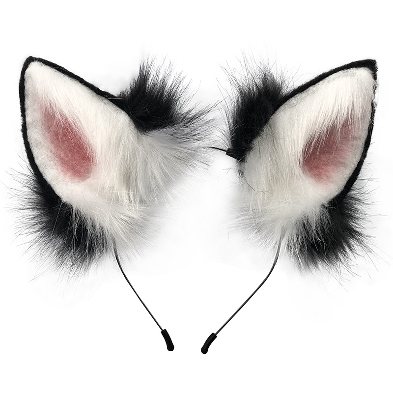 Pelztier Katze Fuchs Ohr Haarreifen Verstellbarer Halloween Kopfschmuck Cosplay Party Kostüm Requisiten Kopfbedeckung Haarschmuck: Gelb