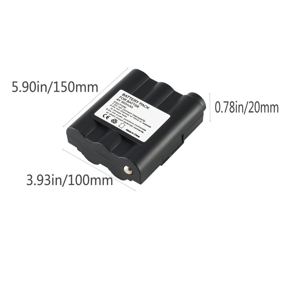 2 stk batt 5r avp 7 udskiftning genopladeligt batteri til 2 midland fiberflormaterialer -5r avp 7 gxt walkie talkie og andre gxt serie gmrs radioer