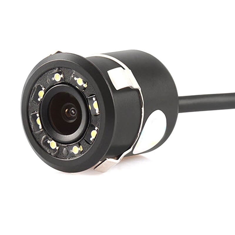 Cámara de visión trasera para coche bosion, impermeable, hd, con escala de distancia, para aparcamiento automático, universal , 8 led, 170 grados