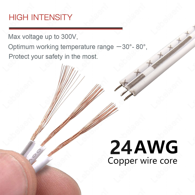 Extension Connection Cable for Cabinet LED Light Driver Sensor, Male and Female Wire, Dual Port, PHB 2.0mm Pitch, 2 M, 5m, 3 Pin