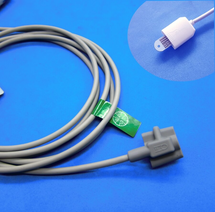 short cable AWT adult finger clip spo2 sensor ECG Cable for masimo LNOP with special chip: Neonate silicone