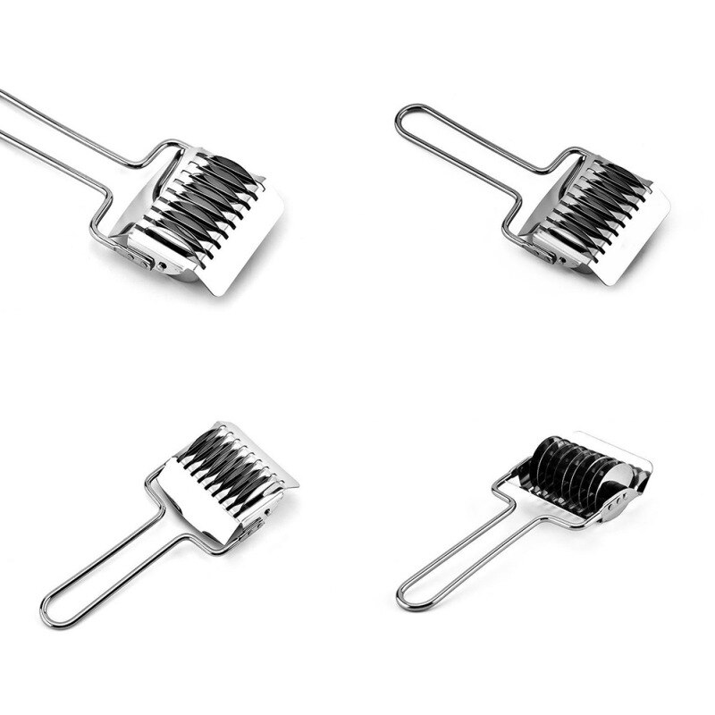 Rolo cortador de massa de aço inoxidável, fabricante de massa de macarrão, utensílios de cozinha
