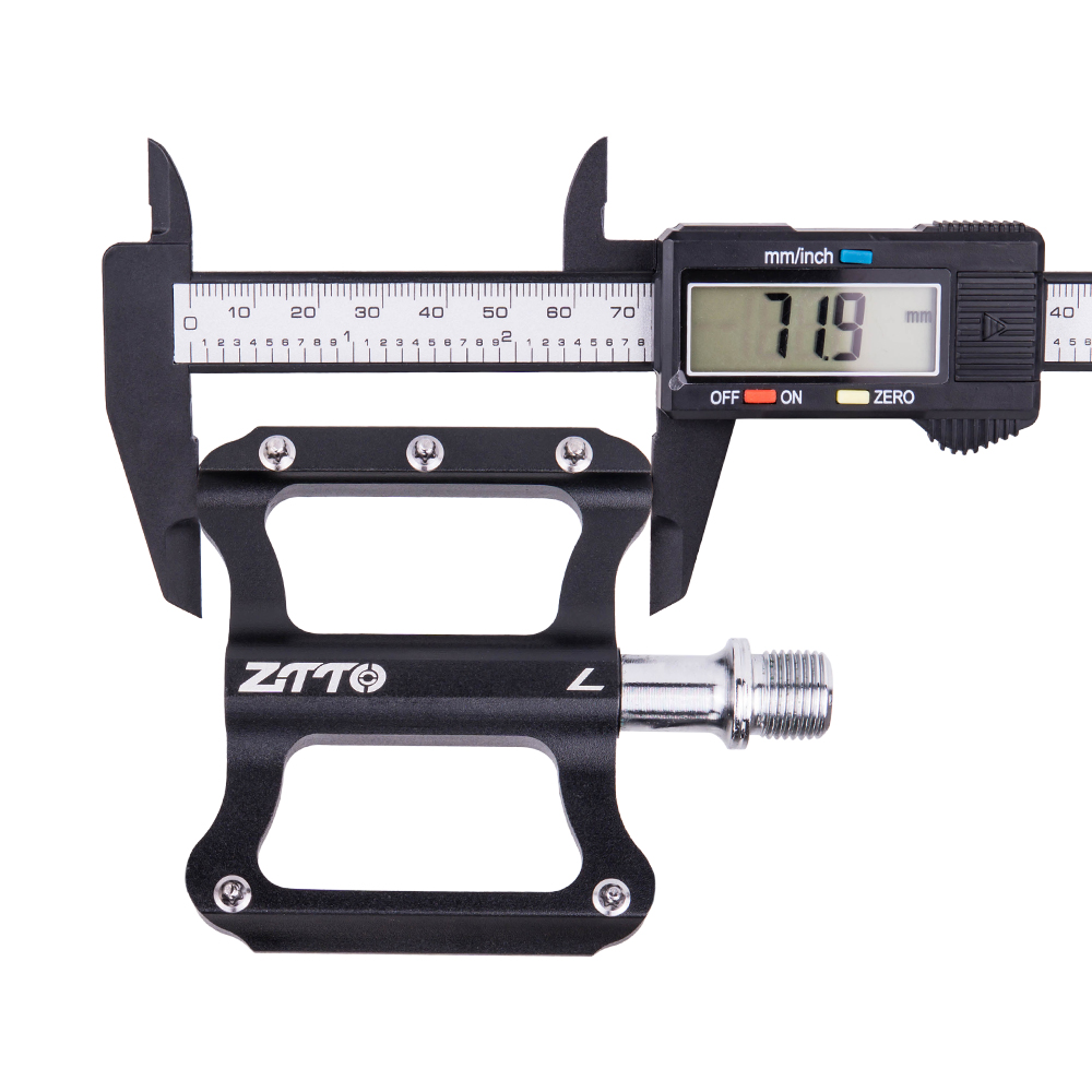 ZTTO Fahrrad Ultraleichtes Anti-Rutsch-Pedal 2 abgedichtetes Lager MTB Rennrad Pedal CNC Faltrad Pedale Flache breite Plattformpedale