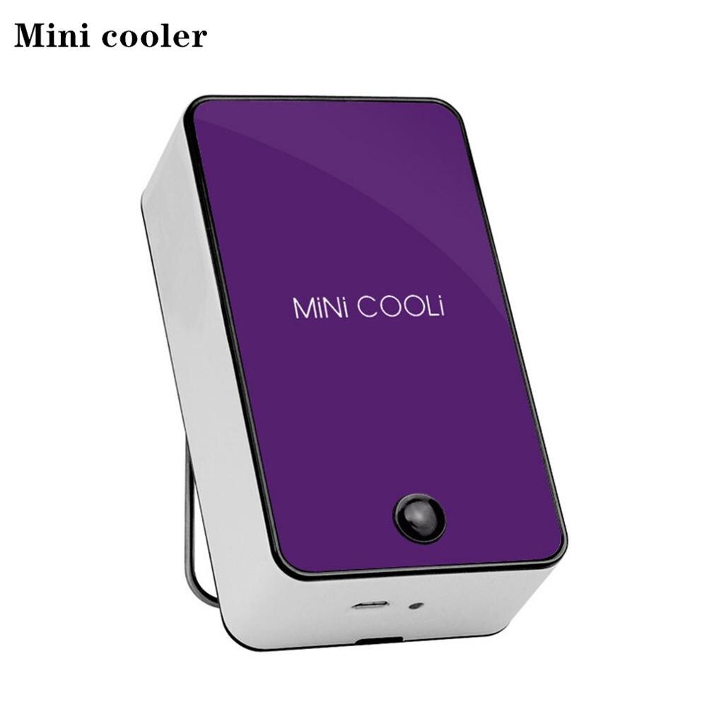 Handy Portable Mini Fan Heater/cooler Desk Desktop Winter Warmer Fast Electric Heater Thermostat Fan For Bedroom Office Home: cooler purple