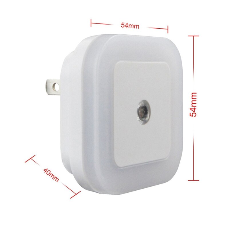 Light Sensor Control Night Light LED Induction Sensor Control Smart Home Bedroom Lamp Auto Night Lamp US EU PLUG