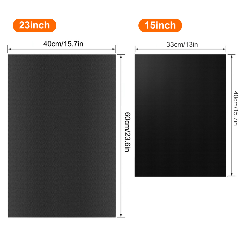 Oven Liners for Bottom of Oven, 23/15in Large Thick Heavy Duty Non-Stick Oven Mat Set, BPA and PFOA Free Oven