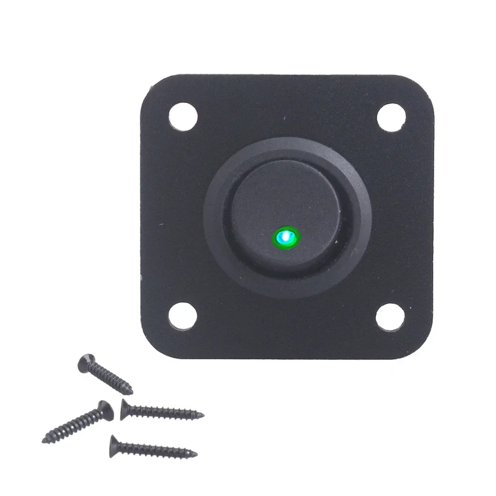 Panel de interruptor de palanca Universal de 12V, 1-5 entradas, USB, para coche, barco, camión, RV marino, accesorios de estilo LED azul, interruptor basculante marino: Naranja
