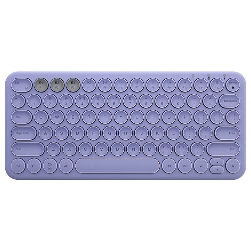 EAOR Portable Bluetooth Keyboard Mouse Set Mute Rechargeable Mini Wireless Keyboard for iPad Tablet Phone Laptop Android iOS MAC: Purlpe