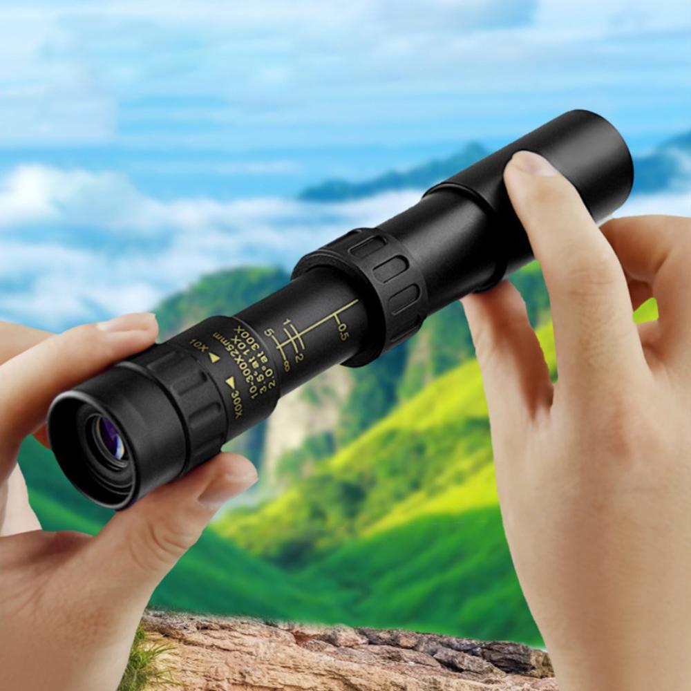 10-300X Monoculaire Telescoop 4K 40Mm Super Tele Zoom Monoculaire Telescoop 3000M Outdoornight Vision Telescoop