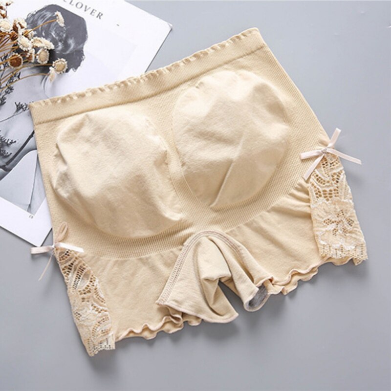 Sexy Kant Zachte Katoen Naadloze Veiligheid Korte Broek Zomer Onder Rok Shorts Modale Ijs Zijde Ademend Korte Panty Broek