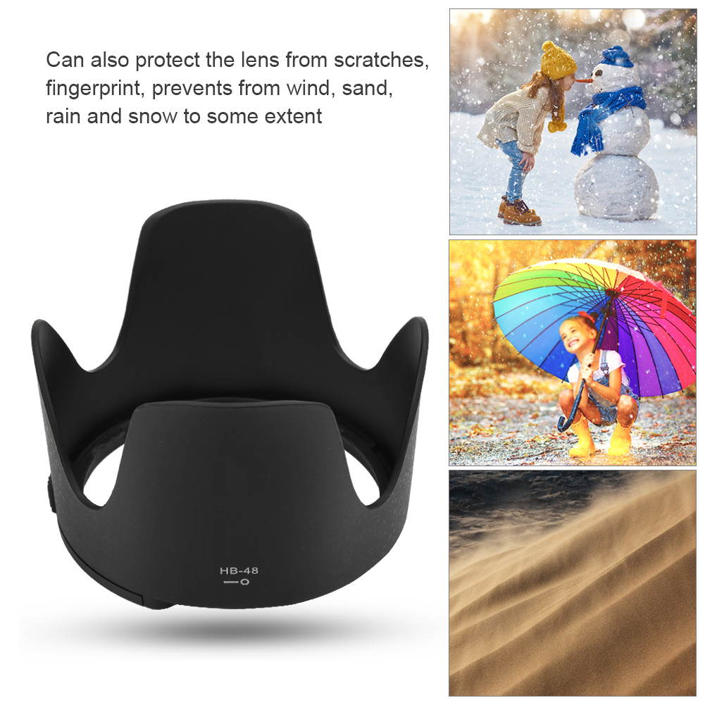 Camera Mount Lens Hood HB-48 Lens Hood Mount Lens Hood HB-48 Camera Mount Lens Hood for Nikon AF S 70-200mm f2.8 G VR II Lens