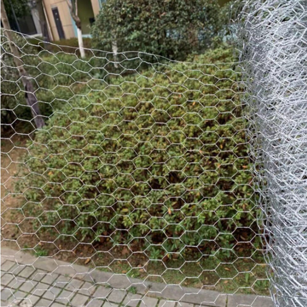 Galvanized Hexagonal Wire Mesh Animal Fence Netting Fence Wire Mesh Suitable For Craft Projects Lightweight Mesh Wire Gardening