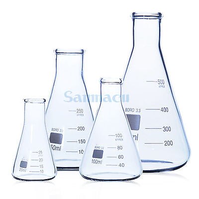 2000ML stożkowa kolba erlenmeyera G3.3 szkło borokrzemianowe materiały laboratoryjne