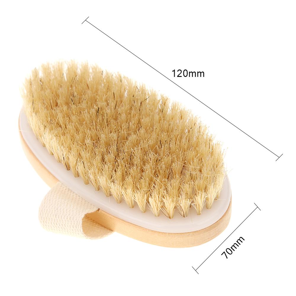 1pc Kunststoff Pinsel Pantoffel Schlecht Dusche Füße Massage Entfernen Abgestorbene Haut Hausschuhe Fuß Wäscher Schlecht Schuh mit Pinsel Fuß pflege Werkzeug: Holz