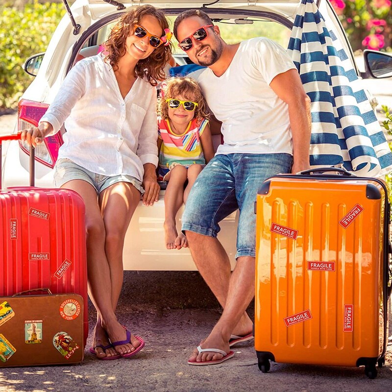 2 Roll 1inchX 3inch Labels Fragile Sticker Red Fragile Warning Label Sticker Fragile Label for Packaging