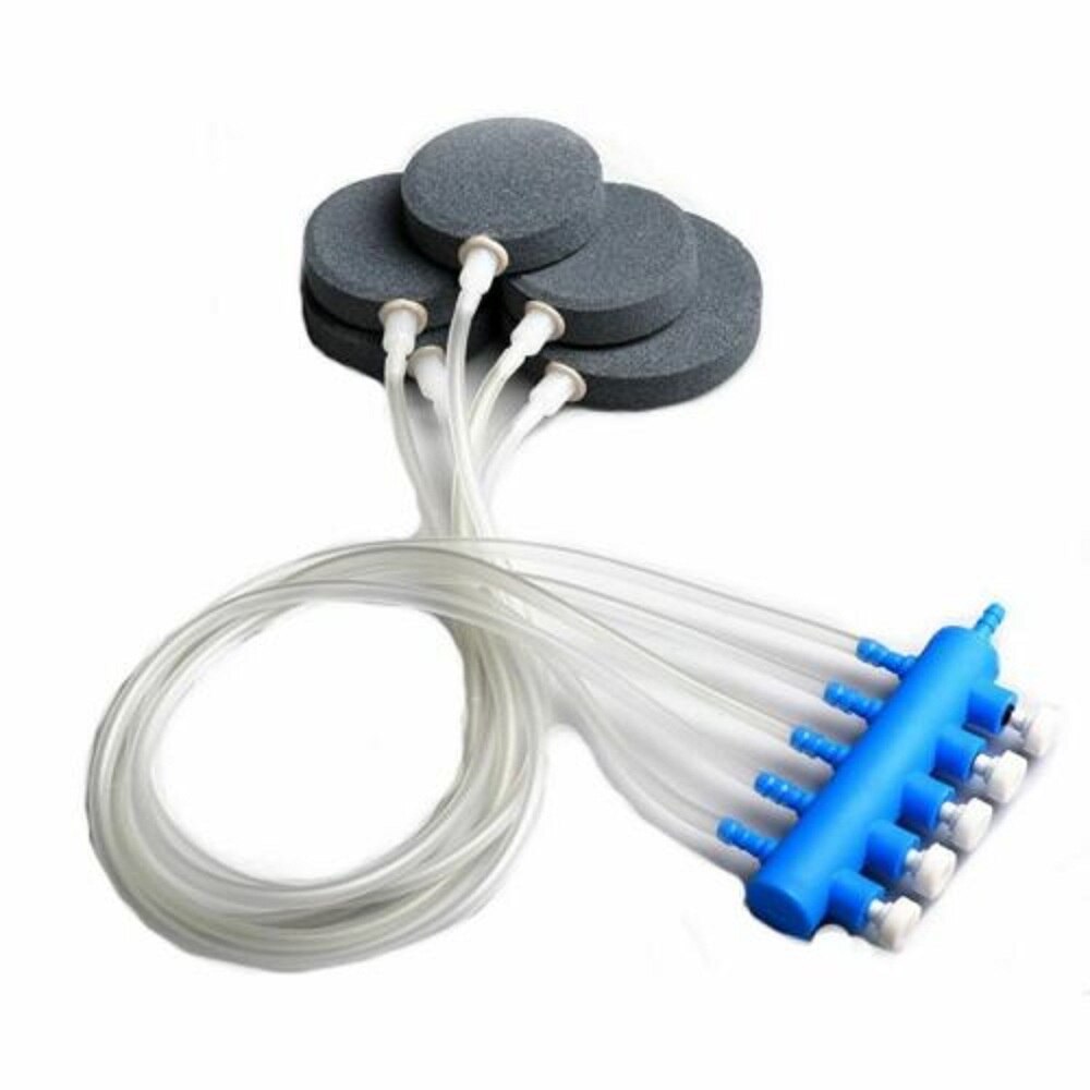 Aquarium 2/3/4/5 Way Gang Valve- Manifold Air Flow Control Distributor Air Pump
