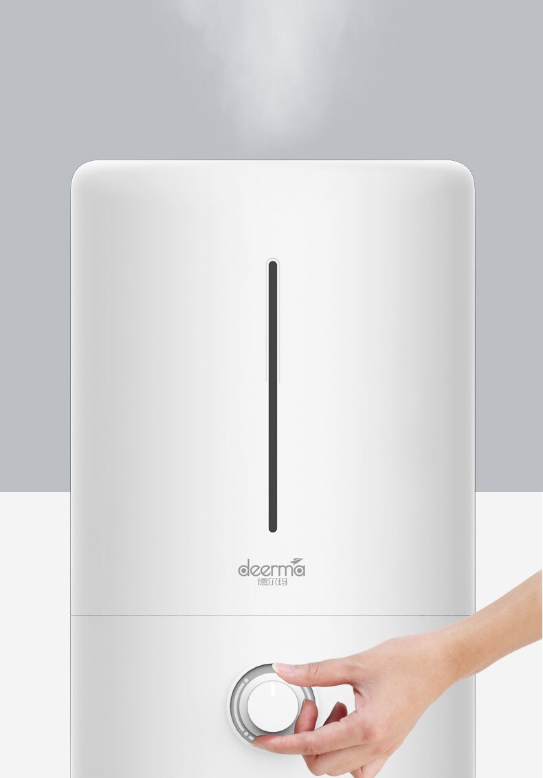 Original deerma 5l umidificador de ar 35db purificação de ar silencioso para quartos com ar condicionado escritório doméstico