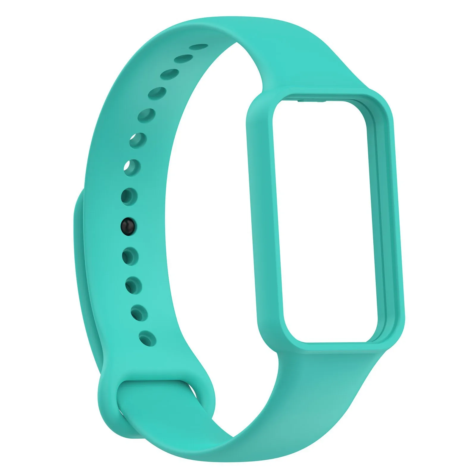 Silikon klokkerem til huami amazfit band 7 smartklokkerem armbånd soprt armbånd til amazfit band 7 remspenne: Svart grå