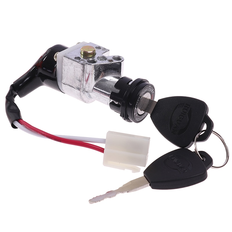 Hoge Prestaties Universele Batterij Chager Mini Slot Met 2 Sleutels Voor Motorfiets Elektrische Fiets Scooter E-Bike Elektrische Lock