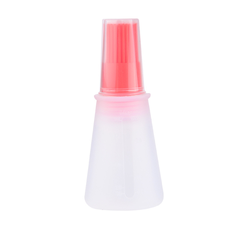 Portable Silicone Oil Bottle with Brush Grill Oil Brushes Liquid Oil Pastry for Kitchen Baking BBQ Tool Kitchen Tools for BBQ: A-4