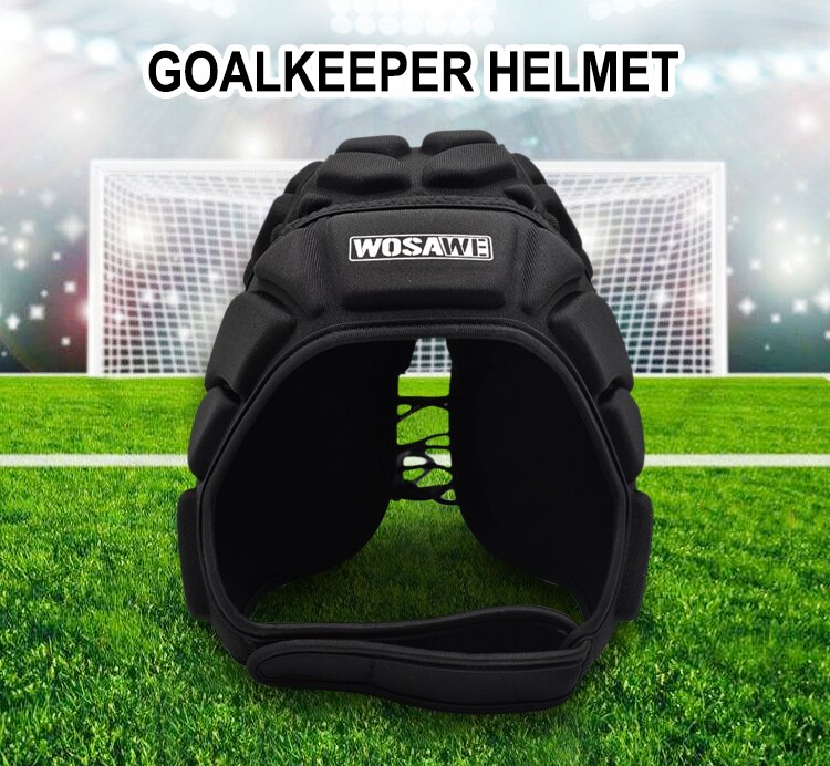 Soft Goalkeeper Helmet Hocky Head Guard Sports Helmets Men Women Rugby Ice Snowboard Hat Head Protector Football Soccer Helmet