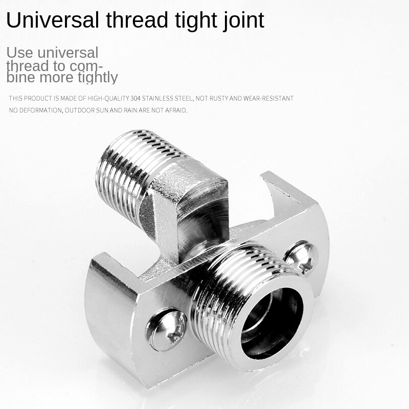 Universal Curved Joint Eccentric Curved Foot Lengthened Variable Diameter Shower Accessories Shower Faucet Skew Foot Corrector