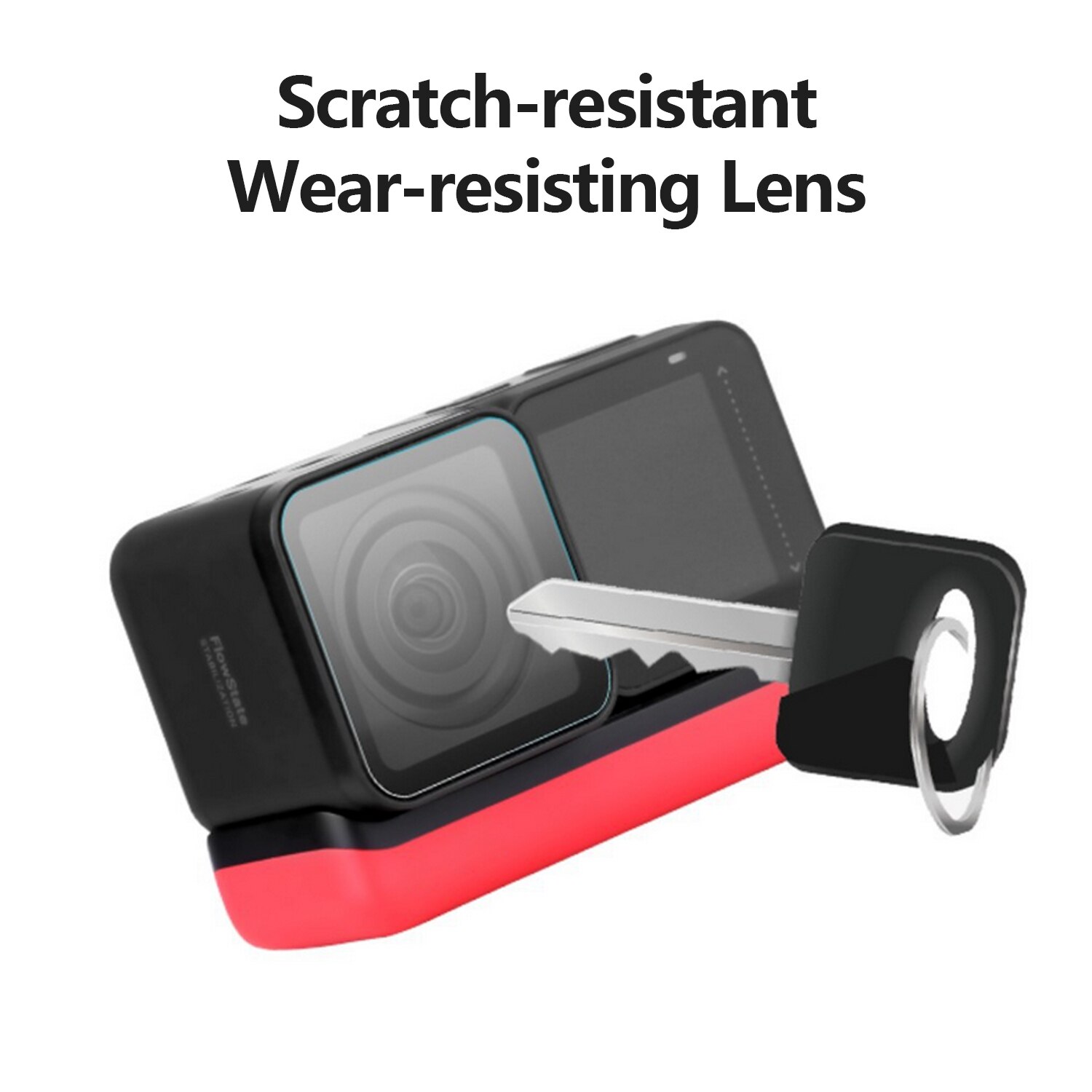 3 Set Anti-Scratch Screen Film Membrane + 4K Lens Tempered Glass Film Protector for Insta 360 ONE R Panorama Camera Accessories