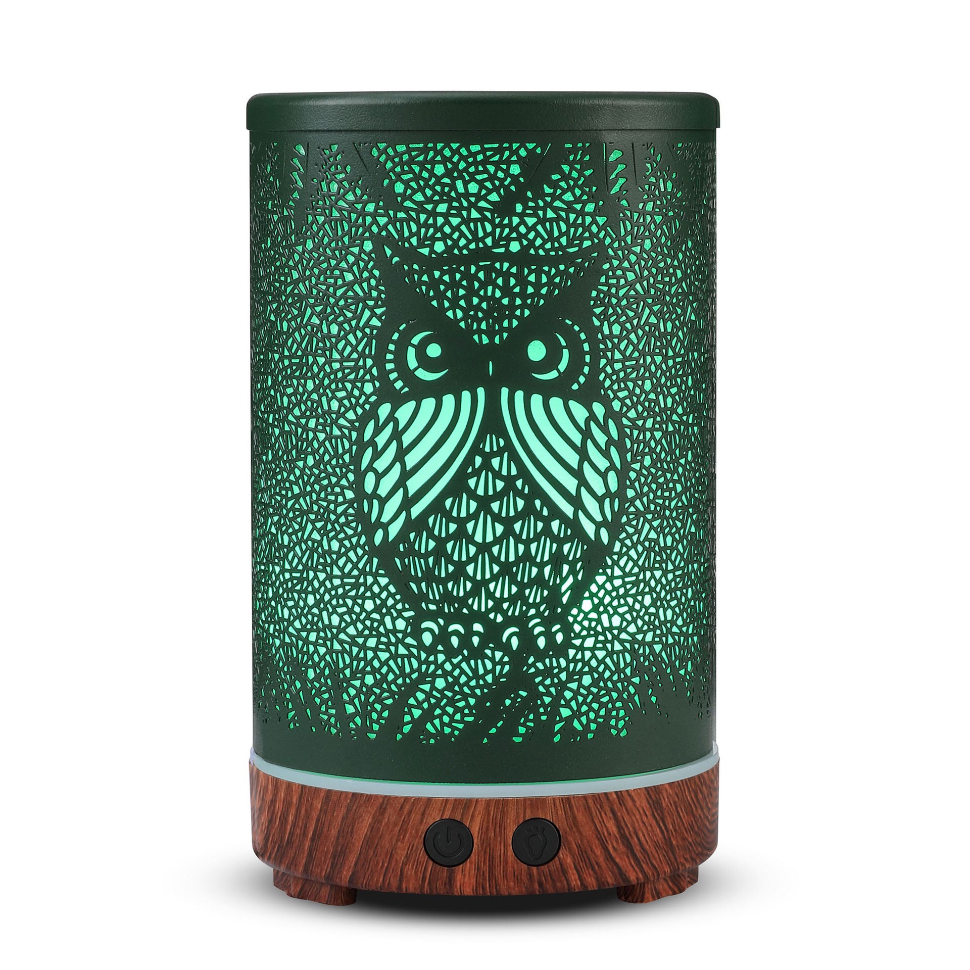 Diffusore di olio essenziale di gufo creativo umidificatore ad ultrasuoni per aromaterapia ad aria 7 lampada a portato che cambia colore per diffusore casa ufficio: Owl / AU