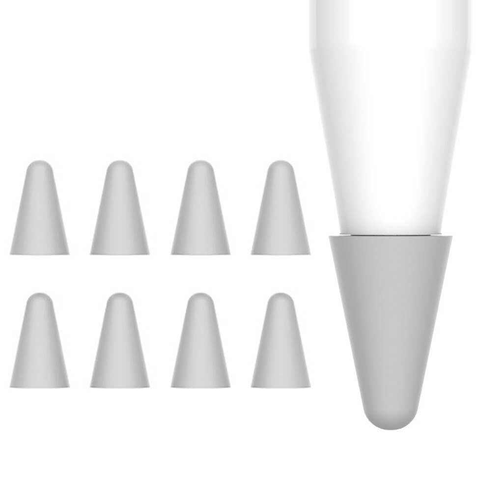 8 pièces remplacement stylet pointe stylo Nibs couverture Compatible pour iPad Pro pour Apple crayon 1/2 accessoires: H