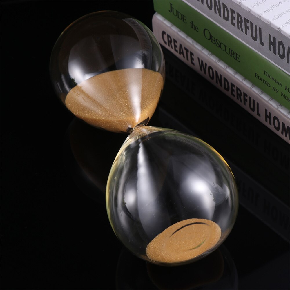 Sand Clock Timer Transparent Glass Sand Clock Modern Sand Clock Timer Sand Clock (Champagne)