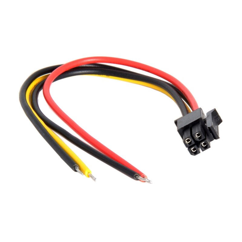 20AWG Atx Molex Mini Fit Pitch 3.0Mm 4Pin Male Naar Open Power Cable Adapter