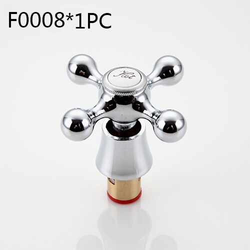Frap Cross handvat voor kitchen sink water kraan mixer accessoires badkamer wastafel kraan handvat badkamer kraan accessoires F0008: F0008 1pc