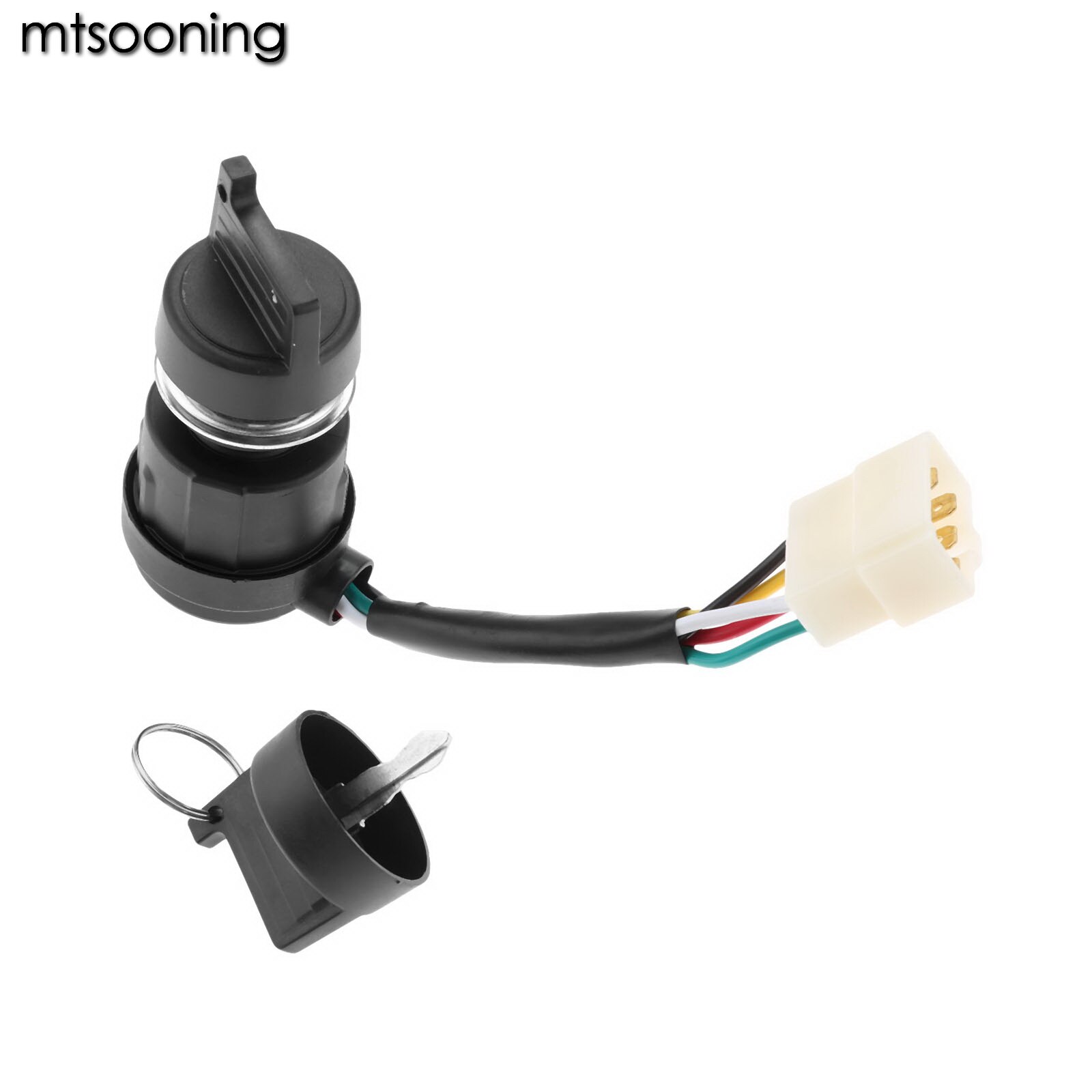 mtsooning 5 Wires Ignition Key Switch 3 Positions On Off Start Univerial For Chinese Portable Diesel Generator Engine
