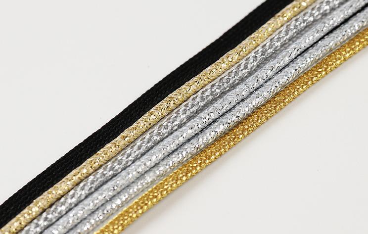 2Yards Gold White Silver Twisted Braided Piping Lip Cord Trim|Pillow Cushion Trim|Upholstery Edging Trim Diy Sewing Supplies