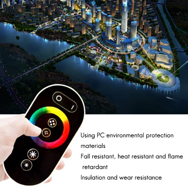 Led Lamp Controller Rf Volledige Druk Afstandsbediening Rgb Lamp Met Light String Dimmen Controller
