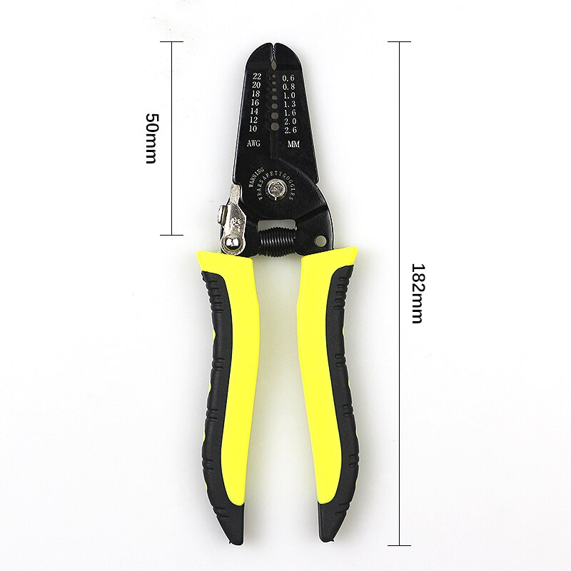 Crimper Cable Cutter Automatic Wire Stripper Multifunctional Stripping Tools Crimping Pliers Terminal: stripping pliers