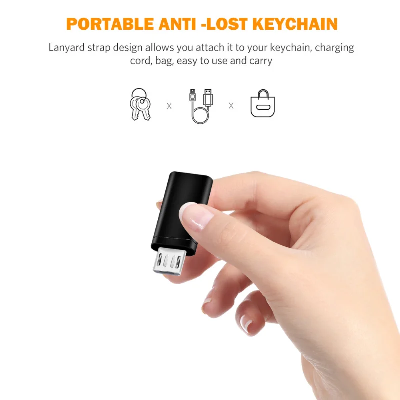 Adaptador Micro USB tipo C macho a IOS hembra, conector de sincronización de datos, convertidor de carga para Apple, teléfono móvil Android, adaptador de computadora portátil