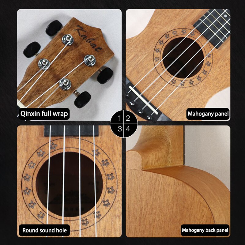 23 Inch Ukulele Four-stringed Small Guitar Instrument Musical Instruments for Beginners or Basic Players