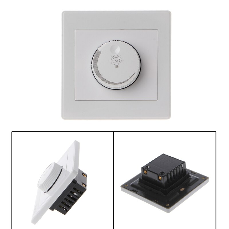 1PC 220V Light Dimmer Switch Adjustable Brightness Controller for filament Lamp 6XDD