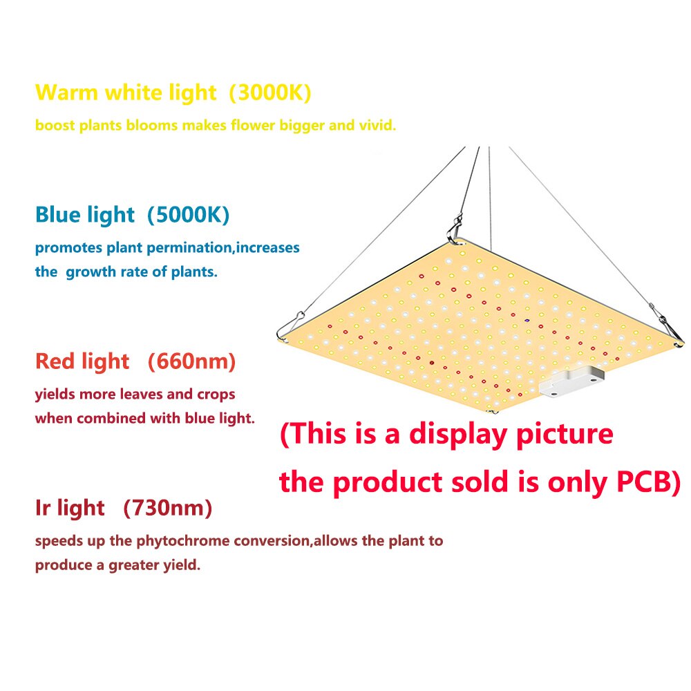 1Pcs 120W LED Plant Grow Light PCB Samsung lm281b + LED With Red 660nm Infrared 730nm Ultraviolet 395nm For Indoor Plant Grow