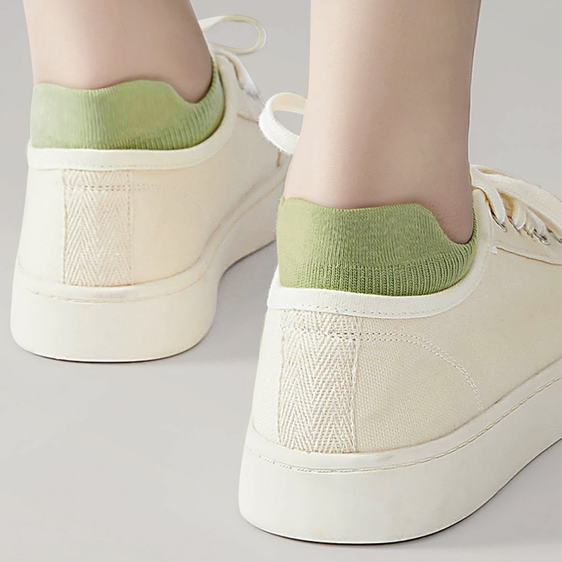 10pieces=5 Pairs Women Socks Casual Breathable Ankle Sock Summer Low Cut Cotton Thin Short Elastic Sox calcetines