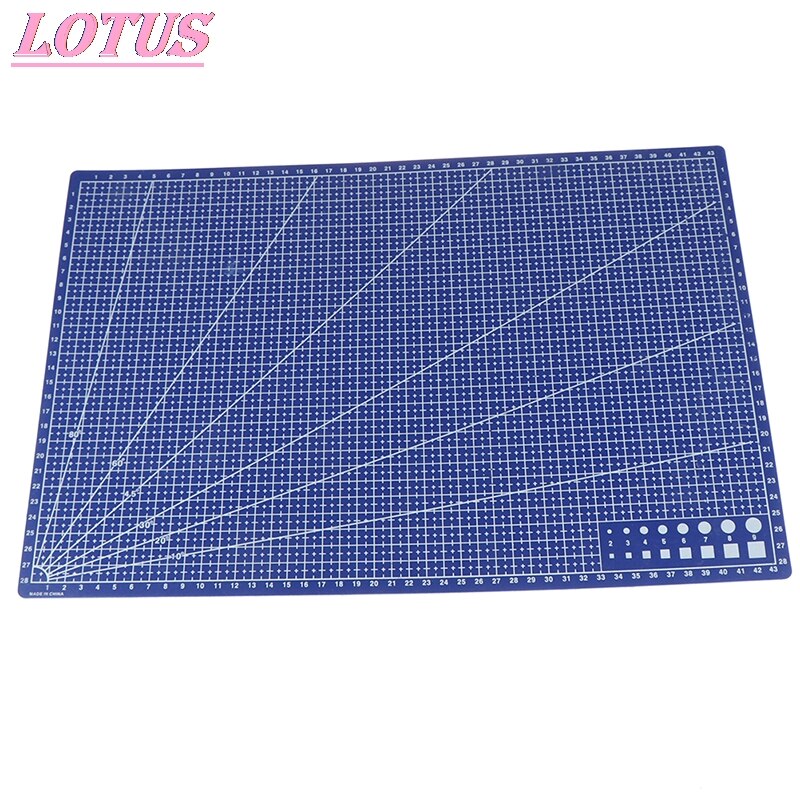 1Pcs A3 Pvc Rechthoekige Snijden Mat Grid Line Tool Plastic 45Cm X 30Cm A3 Snijden Plaat Bescherm De Blade Levensduur