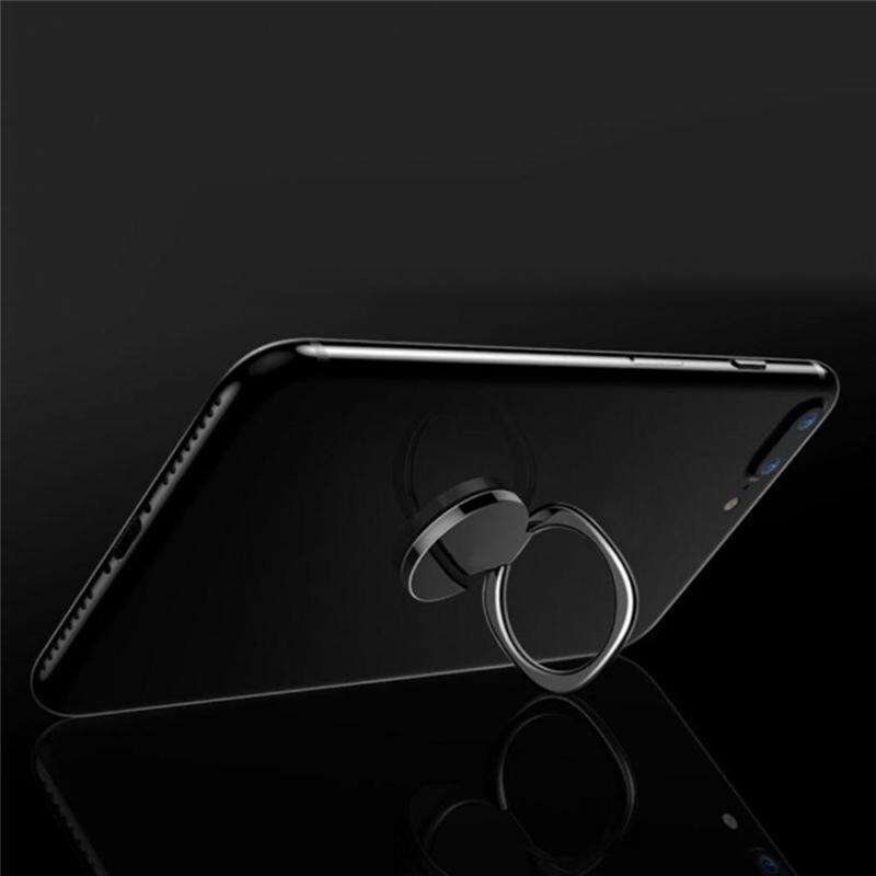Uniwersalny metalowy uchwyt na telefon Ring Finger Adhesive telefon komórkowy stojak na biurko 360 obrotowy do Samsung A51 iPhone Xiaomi Google