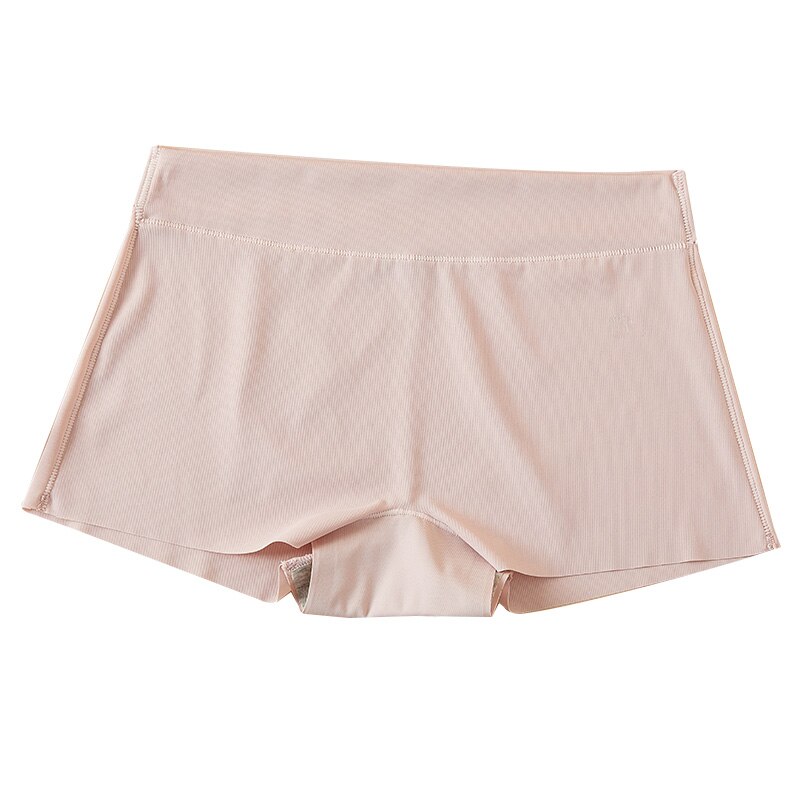 Bezszwowe jedwabne damskie krótkie spodnie bezpieczeństwa nylonowe majtki bezśladowe dziewczęce opróżnione szorty bokserki letnia fajna bielizna damska