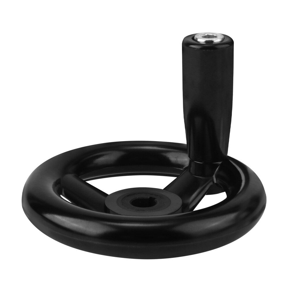 1 Pc Wheel Durable Round Hand Wheel Hand Crank Revolving Wheel for Industry: Default Title